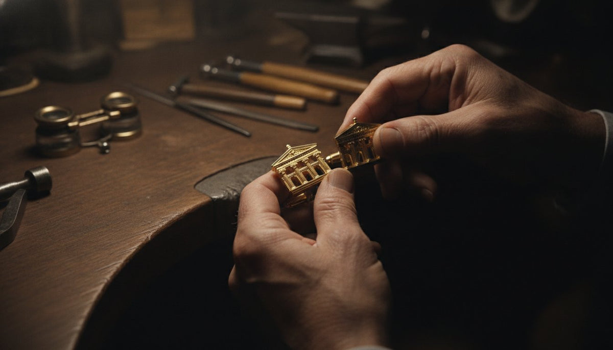 The Art of the Hand: A Guide to Artisanal Gold Cufflinks and Old World Craftsmanship