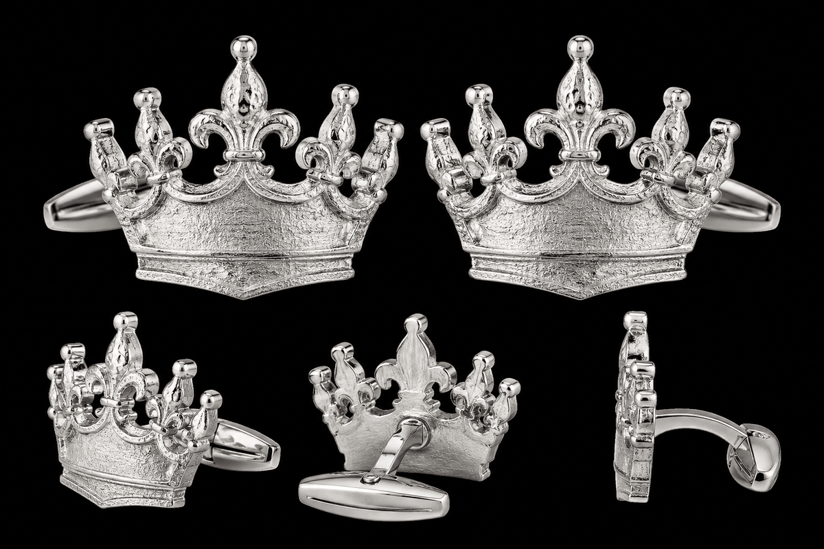 Executive Crown Cufflinks