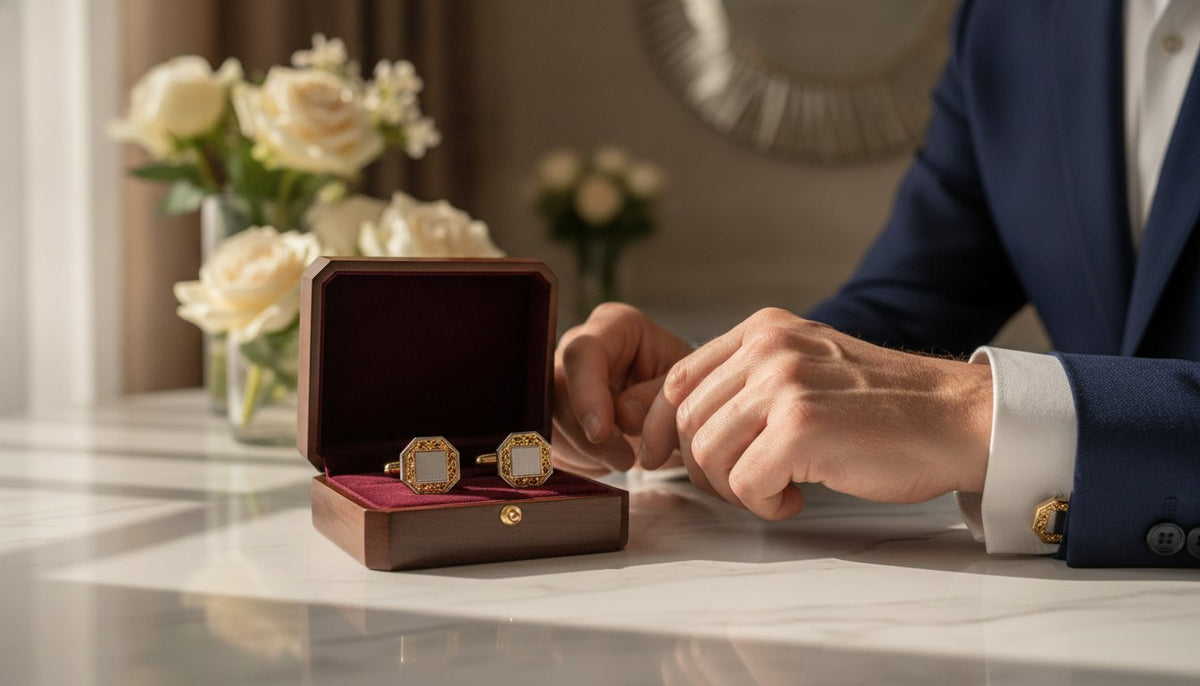Father of the Bride Cufflinks: The Definitive Guide to Heirloom Wedding Gifts
