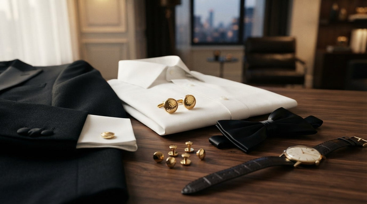 Mastering the Black Tie Standard: A Checklist for Executive Cufflink Selection
