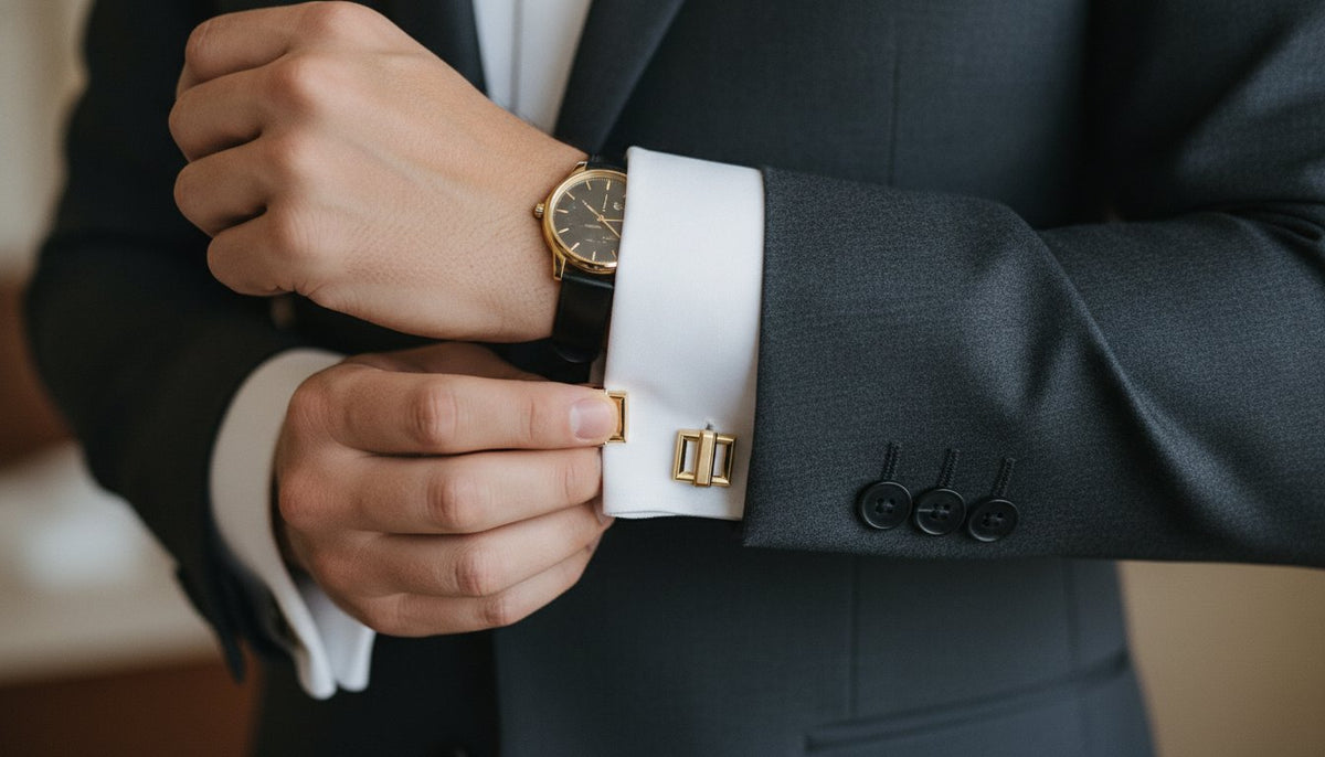 The Definitive Guide to Gold Wedding Cufflinks