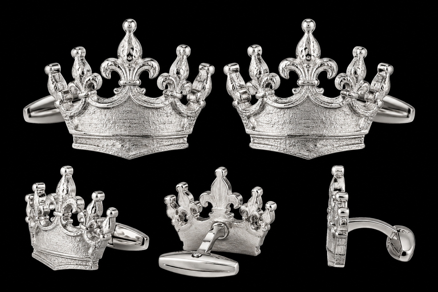 Executive Crown Cufflinks